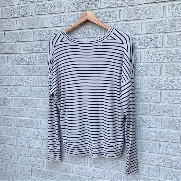 Athleta Retreat Stripe Silk Cashmere Blend Sweater - Picture 10 of 13